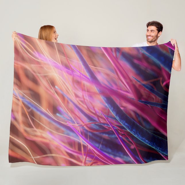 Tendrils Fleece Blanket (In Situ)