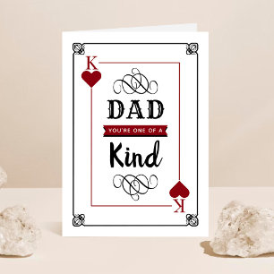 Tendy One Of A Kind Playing Card Father's Day