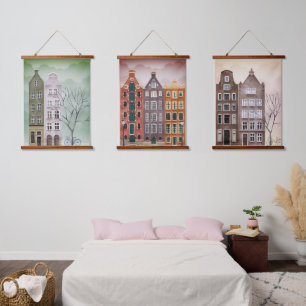 Tenement Houses  Hanging Tapestry