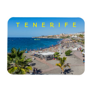 Tenerife beach view fridge magnet