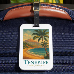 Tenerife Canary Islands Mount Teide Spanish Island Luggage Tag