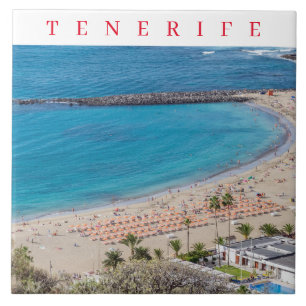 Tenerife Las Vistas view ceramic tile