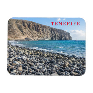 Tenerife pebbles beach fridge magnet