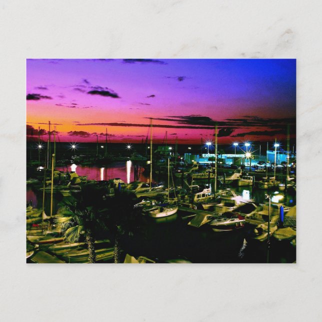 Tenerife, Playa De Las Americas, Puerto Colon Postcard (Front)