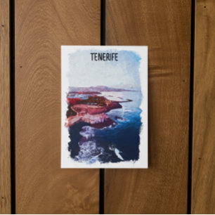 Tenerife Spain Coast Canary Island travel Souvenir Postcard