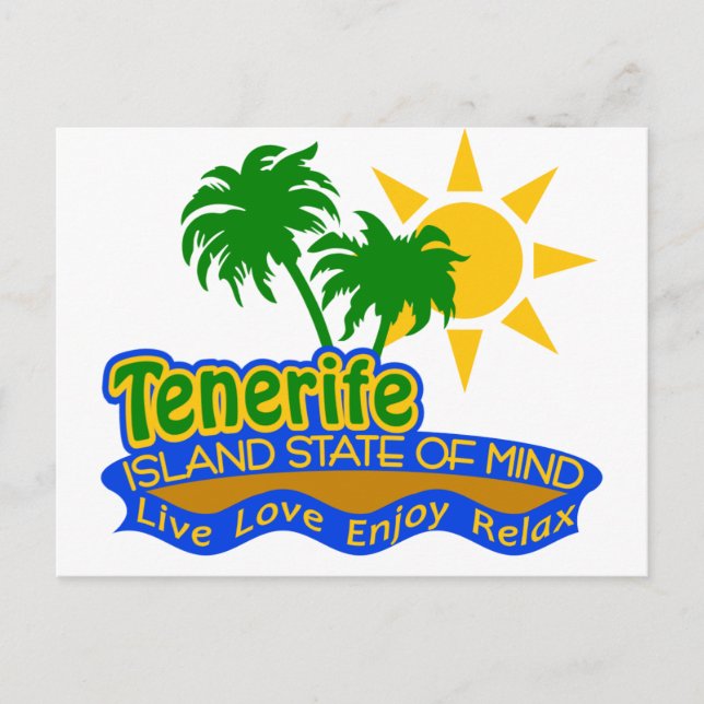Tenerife State of Mind postcard (Front)