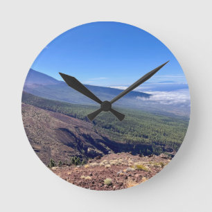 Tenerife view round clock