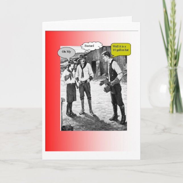 tengallon Bday for him Card (Front)