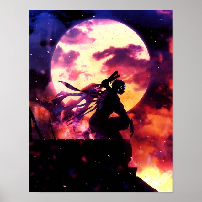 Tengen Uzui  Demon Slayer Kimetsu no Yaiba Anime Poster (Front)