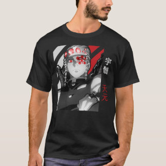 Tengen Uzui Demon Slayer Kimetsu No Yaiba BlackRed T-Shirt