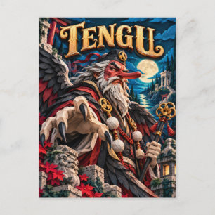Tengu, Paper Cut Monster Postcard