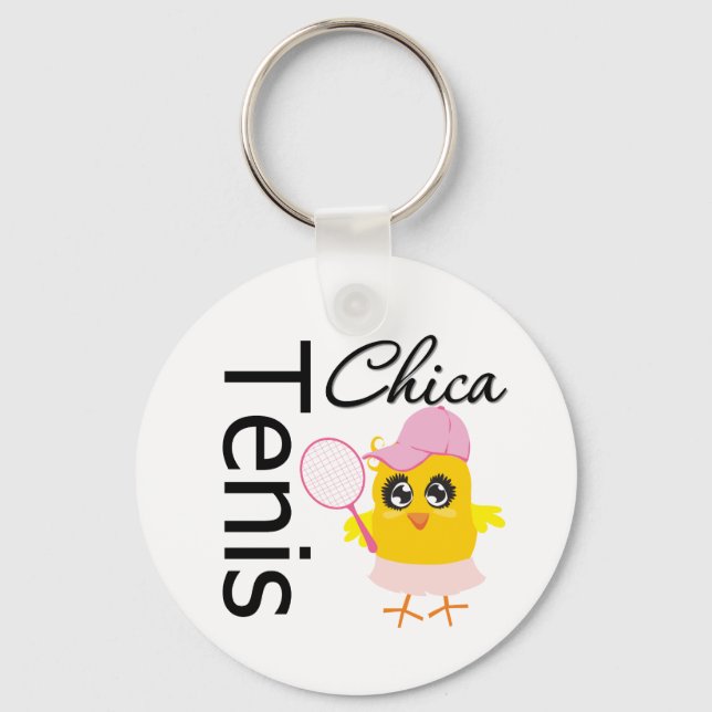 Tenis Chica Key Ring (Front)