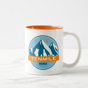Tenmile Range Colorado Two-Tone Coffee Mug