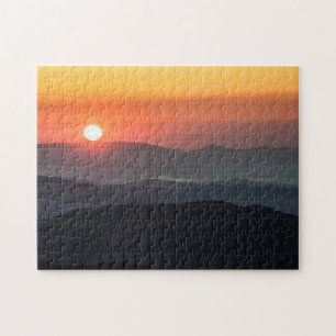 Tennant Mt, Graveyard Fields area, sunrise Jigsaw Puzzle