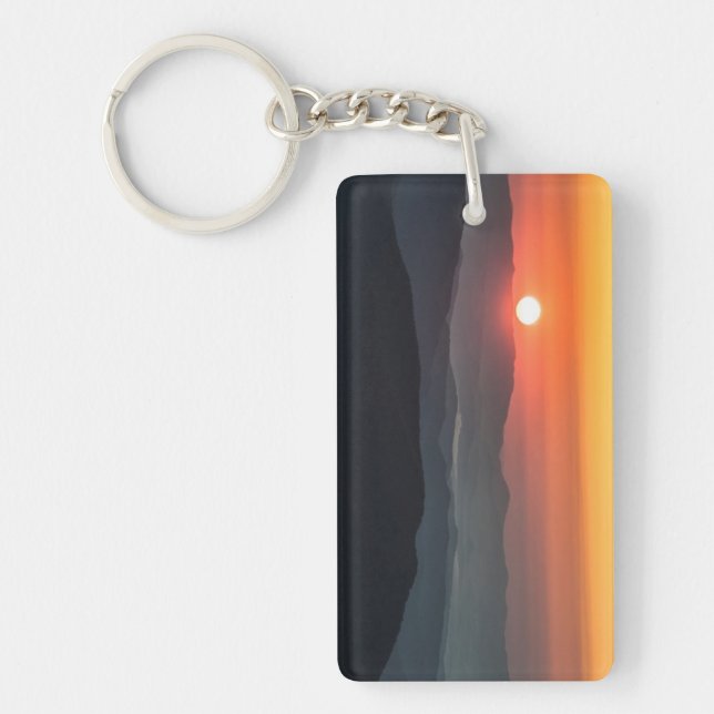 Tennant Mt, Graveyard Fields area, sunrise Key Ring (Front)