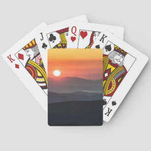 Tennant Mt, Graveyard Fields area, sunrise Playing Cards