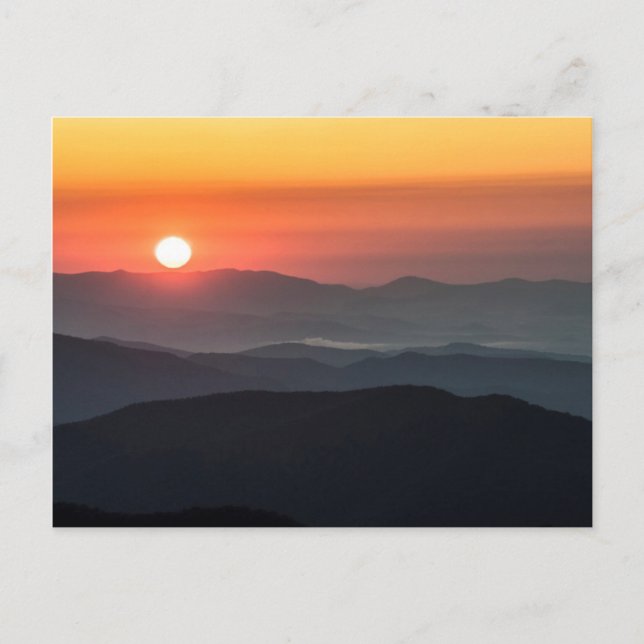 Tennant Mt, Graveyard Fields area, sunrise Postcard (Front)