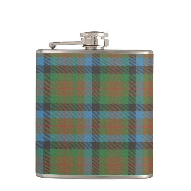 Tennant Tartan Hip Flask (Front)