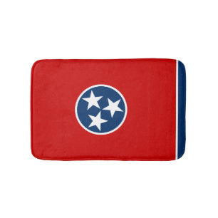 Tennessean flag, American state flag Bath Mat