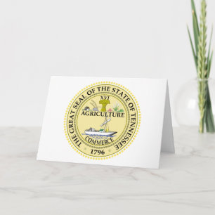 Tennessean Seal, Seal of Tennessee Card