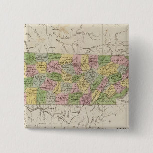 Tennessee 4 15 cm square badge