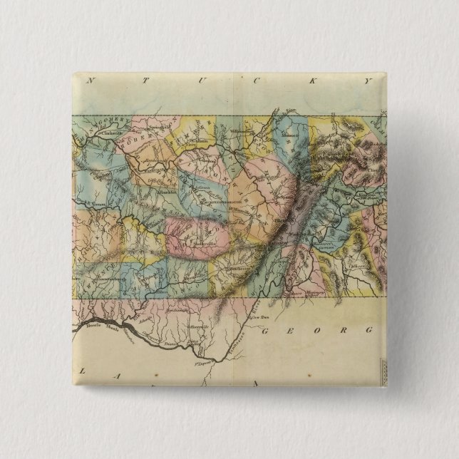Tennessee 5 15 cm square badge (Front)