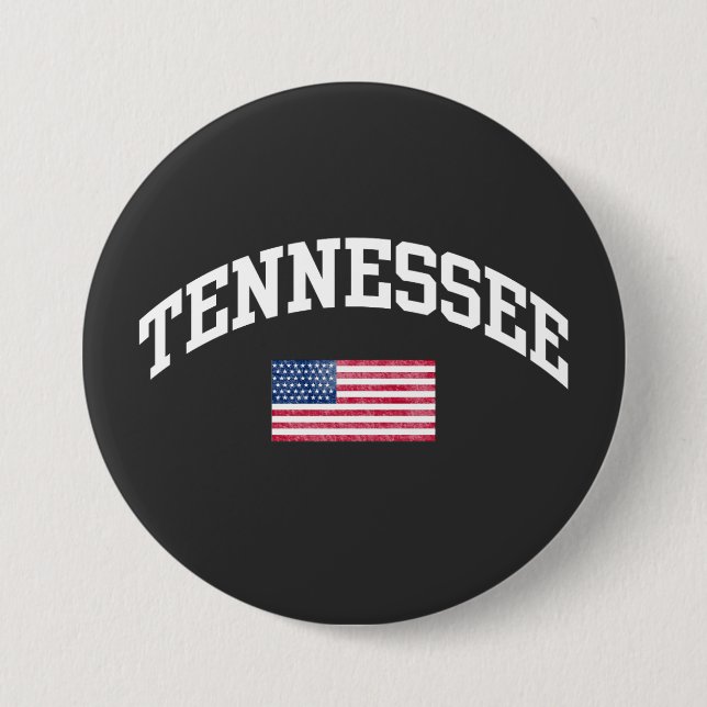 Tennessee  7.5 cm round badge (Front)