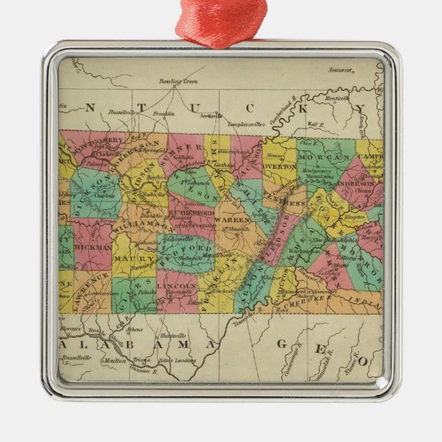 Tennessee 7 metal ornament (Front)