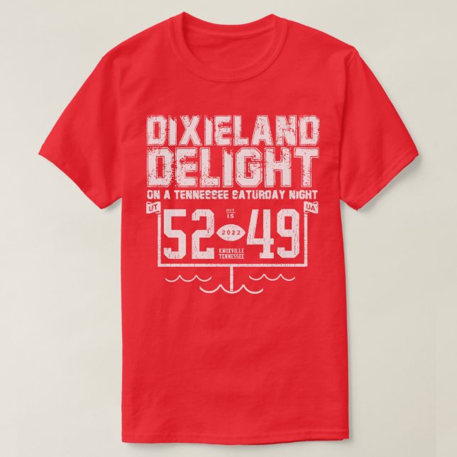 TENNESSEE ALABAMA IN ORANGE TShirt (Design Front)