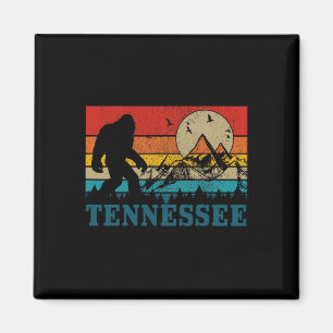 Tennessee Bigfoot Vintage Mountains Nashville Hiki Magnet