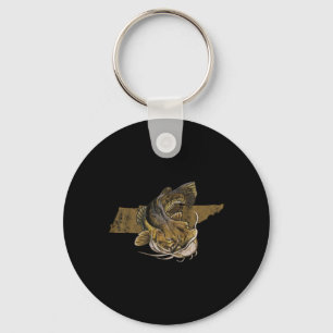 Tennessee Catfish Fishing Catfish Key Ring