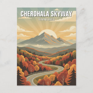 Tennessee Cherohala Skyway Souvenir Postcard