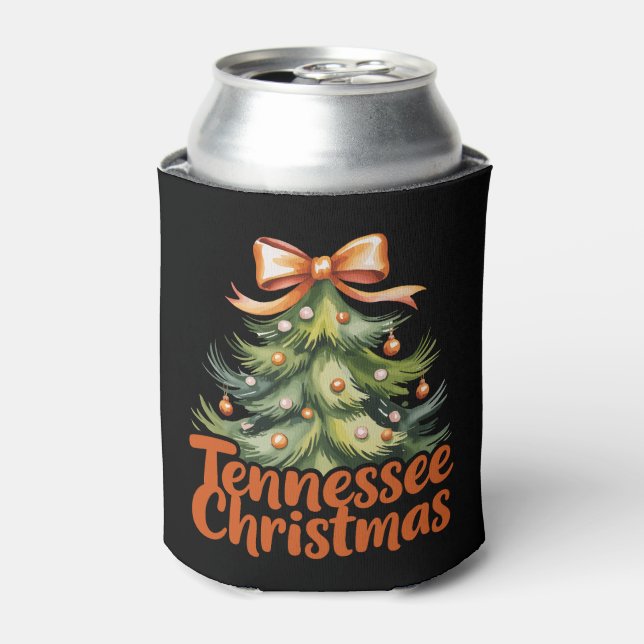 Tennessee Christmas Family Matching Holiday Xmas Can Cooler (Can Front)