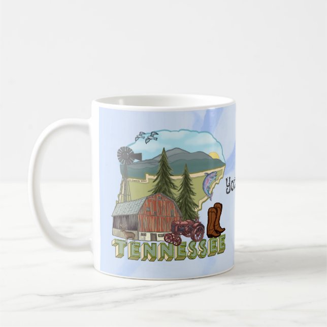 Tennessee Coffee Mug (Left)