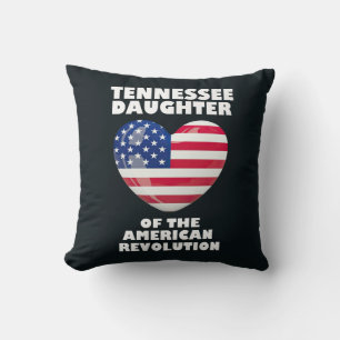 TENNESSEE Daughter American Revolution DAR Pride Cushion