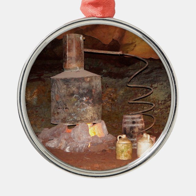 Tennessee Distillery Metal Ornament (Front)