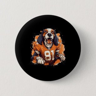 Tennessee Dog Sport Lovers Tennessee Tri Stars 6 Cm Round Badge