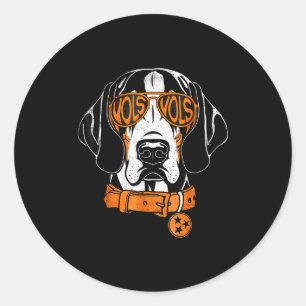 Tennessee Dog Sungles T Bluetick Coonhound Women M Classic Round Sticker