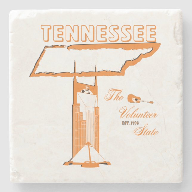 Tennessee Drink Coaster (Front)