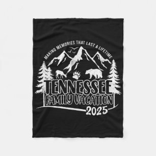 Tennessee Family Vacation 2025 Making Memories Fleece Blanket