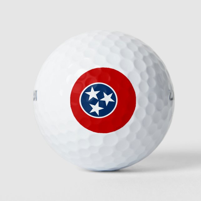 Tennessee flag, American state flag Golf Balls (Front)