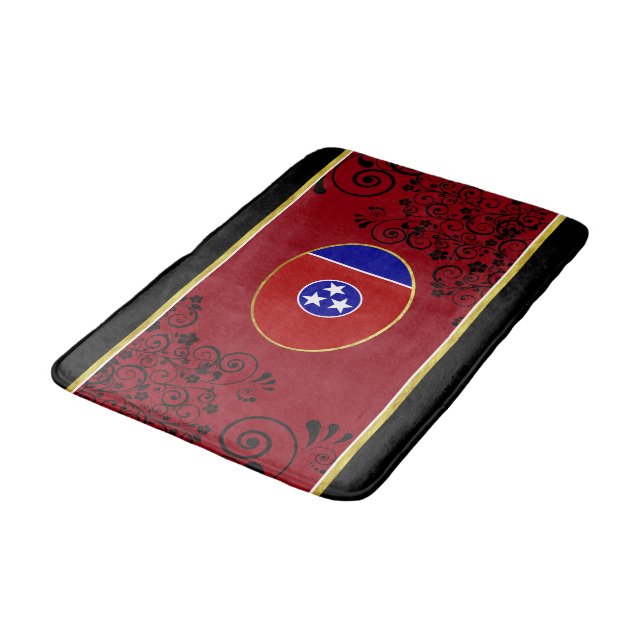 Tennessee flag bath mat (Angled)