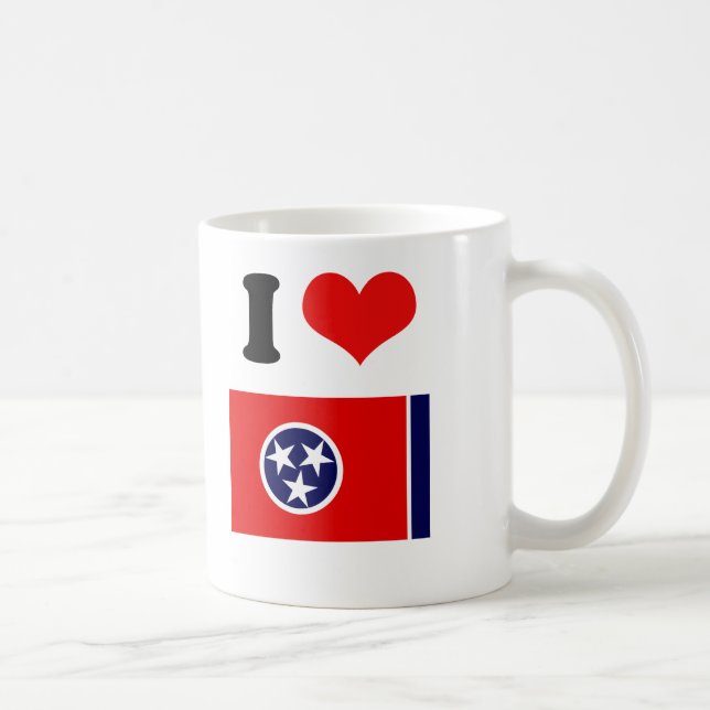 TENNESSEE FLAG COFFEE MUG (Right)