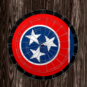 Tennessee Flag Dartboard & Tennessee / game board