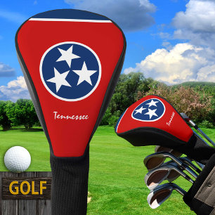 Tennessee Flag Golf Driver Cover / Golfing USA