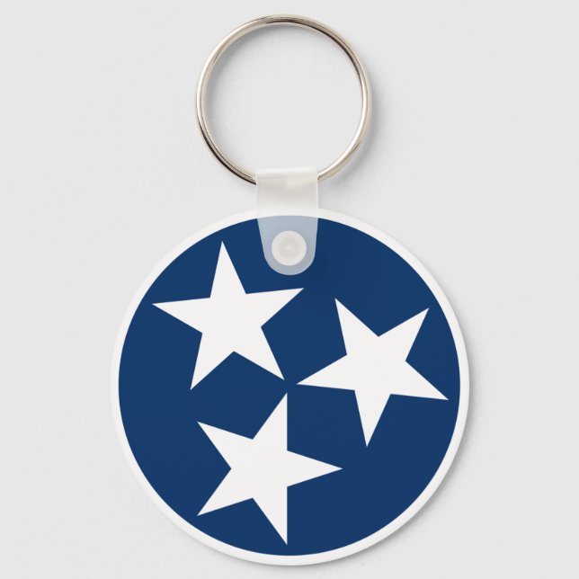 Tennessee Flag Key Ring (Front)