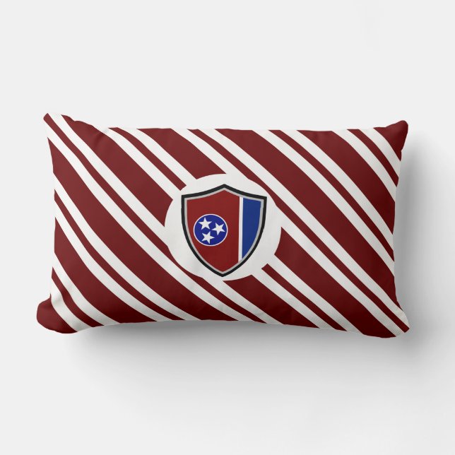 Tennessee flag lumbar cushion (Front)