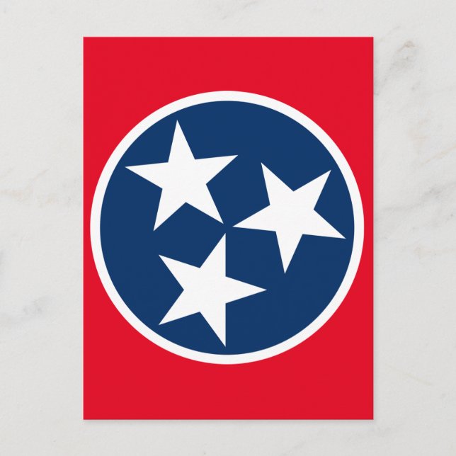 Tennessee Flag Postcard (Front)
