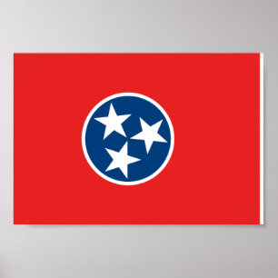 Tennessee Flag Poster