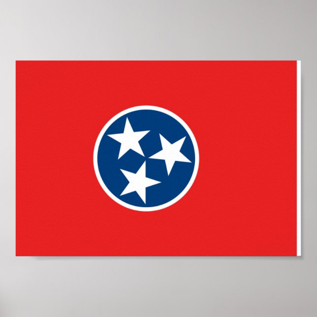 Tennessee Flag Poster (Front)